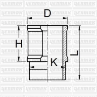 Гильза цилиндра YENMAK ZXX Q3 1424854571 51-05909-000