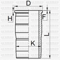 Гильза цилиндра YENMAK FT 87P 1424877914 51-06088-000