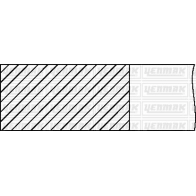 Комплект поршневых колец YENMAK 91-09175-000 6 E62B2 Renault Fluence