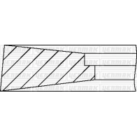 Комплект поршневых колец YENMAK 91-09369-000 1424309224 RJEZ KX4 - Изображение 2