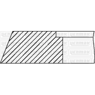 Комплект поршневых колец YENMAK WZ K9CL 91-09497-050 1424309446 - Изображение 2