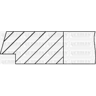 Комплект поршневых колец YENMAK 1424310344 91-09964-100 D5 X4Z - Изображение 2