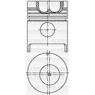 Поршень YENMAK PA MYL 1437182735 31-03431-000