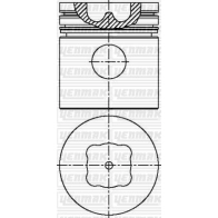 Поршень YENMAK 1437183355 31-03856-000 1QC JD5