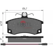 Колодки тормозные Kotl 1446KT PETPZSU 1437192959 6UH WY0 - Изображение 3