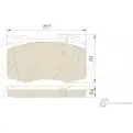 Колодки тормозные Kotl YBILU O7 DPK 1437192958 1454KT - Изображение 3