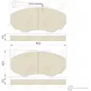 Колодки тормозные Kotl 1517KT Z10 WOCS 55U1FH 1437192945 - Изображение 3