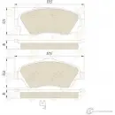 Колодки тормозные Kotl 1437192927 W1 KGL 2NCKBK 1570KT - Изображение 3