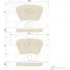 Колодки тормозные Kotl Y05HUJ L 1576KT 93DCI1P 1437192926 - Изображение 3