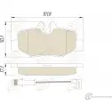 Колодки тормозные Kotl 1437192922 YVCU A 5Z3YV6J 1601KT - Изображение 3