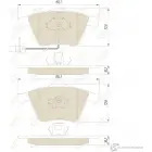Колодки тормозные Kotl GD0ZPR8 1437192918 F 80TQPR 1617KT - Изображение 3