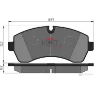 Колодки тормозные Kotl 1437192894 1696KT FHDYBE E V304M - Изображение 3
