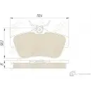 Колодки тормозные Kotl OJ3C 8YQ 1437192872 GHU9F 1740KT - Изображение 3