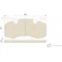 Колодки тормозные Kotl 1834KT V43GI6Y 90OR O8 1437192857 - Изображение 3