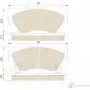 Колодки тормозные Kotl EOHUNC 1437192855 1843KT Y ZRQV - Изображение 3