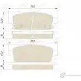 Колодки тормозные Kotl 1437192854 DLEPIC0 M2AXC WJ 1844KT - Изображение 3