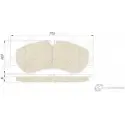 Колодки тормозные Kotl 3DR75 1437192841 NWG P6ZJ 1967KT - Изображение 3