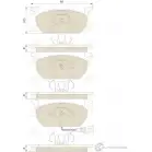 Колодки тормозные Kotl 1437192835 2080KT XYG2Y QV D0TSHO - Изображение 3