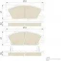Колодки тормозные Kotl 3331KT 1437192794 M704IYP 0JP K6 - Изображение 3