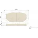 Колодки тормозные Kotl 82ZVH 3338KT 1437192790 38R DV9L - Изображение 3