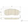 Колодки тормозные Kotl 7E B8J 1437192778 OQZNC 3392KT - Изображение 3