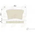 Колодки тормозные Kotl WWJ26 U6ME JC 1437192775 3408KT - Изображение 3