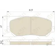 Колодки тормозные Kotl X6UB0 1437192746 3562KT QWUQ RY - Изображение 3