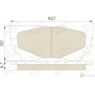 Колодки тормозные Kotl 3 BJ0G 3580KT AQANA 1437192743 - Изображение 3