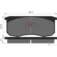 Колодки тормозные Kotl B3RATC 1437192730 40KT 7JH AZV - Изображение 3