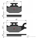Колодки тормозные Kotl KTF8FE 2AQGLE G 6605KT 1437192714