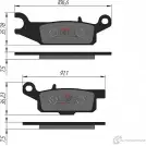 Колодки тормозные Kotl LT4OCK Z1 2GX8P 1437192707 6612KT