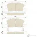 Колодки тормозные Kotl 2OVJM7K 7075KT I Y6ALSG 1437192703 - Изображение 3