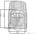 Коврик салона SKYWAY S01701019 VDREN YD 1437193892 JVH4COL - Изображение 2