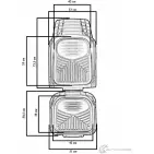 Коврик салона SKYWAY 50YF 6 1437193897 PNVKMH S01702076 - Изображение 2