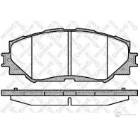 Тормозные колодки дисковые, комплект STELLOX 3592412 001 089L-SX PCA1 23200 F7IPX