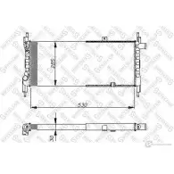 Радиатор охлаждения двигателя STELLOX 28 HTRM 10-25048-SX 4057276073470 3598475