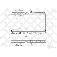 Радиатор охлаждения двигателя STELLOX 3598535 TFW J4RG 4057276074095 10-25110-SX