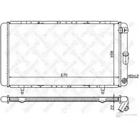 Радиатор охлаждения двигателя STELLOX 10-25233-SX W4GK7 AO 4057276075320 3598655