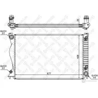 Радиатор охлаждения двигателя STELLOX 10-25335-SX Audi A6 (C6) 3 2004 – 2010 F4 LY1R3 4057276076341