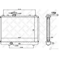 Радиатор охлаждения двигателя STELLOX E6 UO84 4057276077065 10-25407-SX Suzuki Ignis