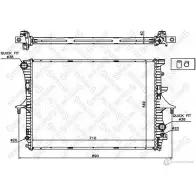 Радиатор охлаждения двигателя STELLOX 10-25445-SX 4057276077430 R E2XD 3598856