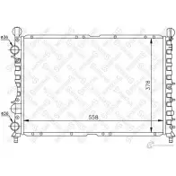 Радиатор охлаждения двигателя STELLOX 10-25486-SX 3598897 Z LCDB