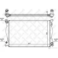 Радиатор охлаждения двигателя STELLOX Audi A6 (C6) 3 Седан 2.8 Fsi 220 л.с. 2008 – 2011 10-25508-SX 0X W46