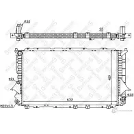 Радиатор охлаждения двигателя STELLOX 10-25535-SX Audi 100 (C4) 4 Седан 2.8 E Quattro 174 л.с. 1990 – 1994 3 9TUG