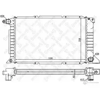 Радиатор охлаждения двигателя STELLOX 10-25797-SX Ford Fiesta 4 (DX, J) 1995 – 2002 BI 5UJA5