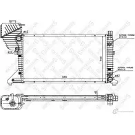 Радиатор охлаждения двигателя STELLOX 10-25880-SX Mercedes Sprinter (904) 1 Кабина с шасси 2.7 416 CDI 156 л.с. 2000 – 2006 5HG7 U