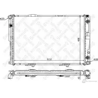 Радиатор охлаждения двигателя STELLOX Mercedes E-Class MN 22EO 10-25903-SX