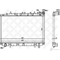 Радиатор охлаждения двигателя STELLOX 10-25986-SX Nissan Sunny SJ FO5QN