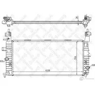 Радиатор охлаждения двигателя STELLOX 10-26049-SX Opel Meriva K8N MQ6