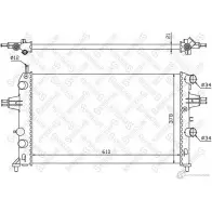 Радиатор охлаждения двигателя STELLOX 10-26051-SX 4057276078048 Opel Astra (G) 2 Универсал 1.2 16V (F35) 65 л.с. 1998 – 2000 KT6G 5